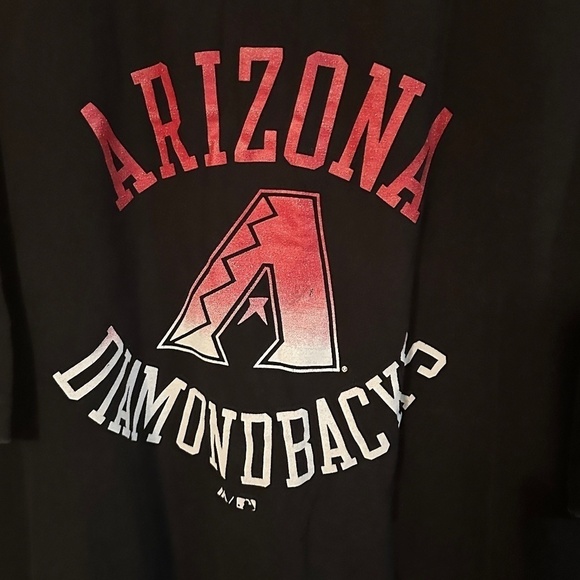 Majestic MLB Arizona Diamondbacks Black Baseball T Shirt Tee 4XL - Picture 3 of 5